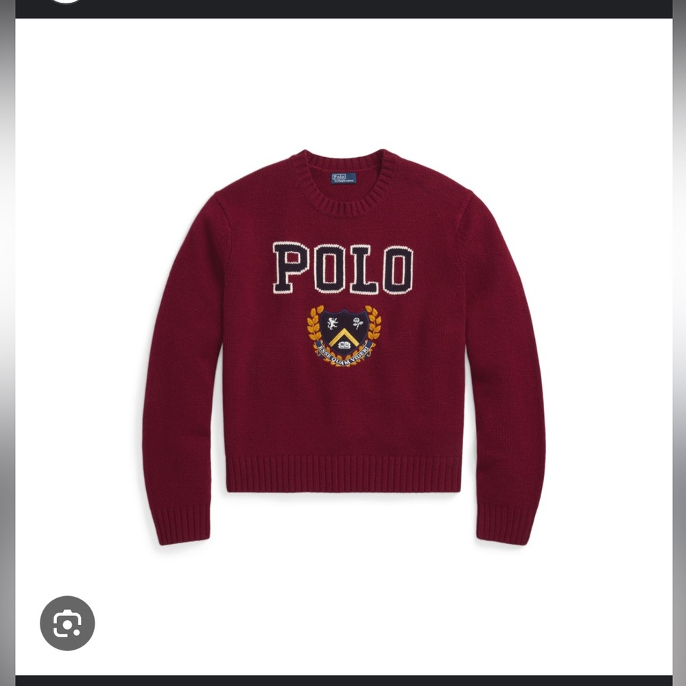 Polo by Ralph Lauren Men's Burgundy Sweater